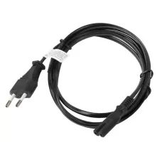 Kabel zasilający Lanberg CEE 1 / 26 ->  IEC 320 C7 EURO (radiowy) 3m czarny