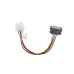 Kabel adapter Lanberg SATA zasilający(M) -> Molex(F) 0,15m