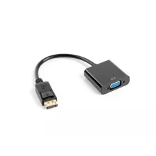 Kabel adapter Lanberg AD-0002-BK Displayport 1.1(M) -> VGA 15 Pin (F) czarny