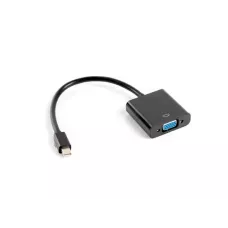 Kabel adapter Lanberg AD-0006-BK mini Displayport (M) -> VGA (F) czarny