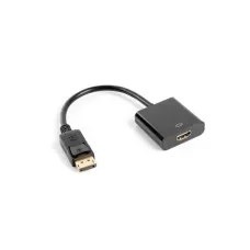 Kabel adapter Lanberg AD-0009-BK DisplayPort (M)- > HDMI (F) czarny