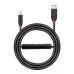 Kabel drukarkowy USB LINDY 3.0 1 / 2 - USB 1 / 2, Active Cable Slim 10m Czarny