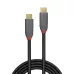 Kabel USB 3.2 LINDY Type 1 / 2 1 / 2 Anthra Line PD 3.0 1,5m czarny