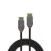 Kabel DisplayPort 1.2, LINDY Anthra Line 4K UHD 1 / 2, czarny, 3m