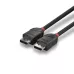 Kabel DisplayPort 1.2, LINDY Black Line 4K UHD M/M, czarny, 2m