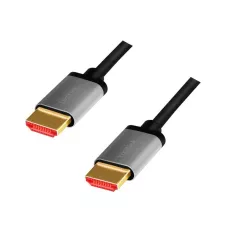 Kabel HDMI LogiLink CHA0104 81 / 20Hz, 41 / 220Hz aluminium, 1m