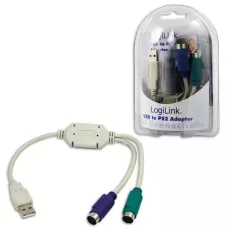 Adapter USB LogiLink AU0004A USB > 2x P1 / 2