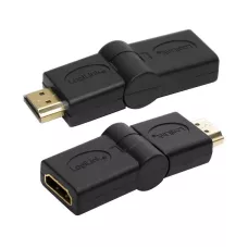Adapter HDMI LogiLink AH0011 kątowy 180°, HDMI (M)>HDMI (F)