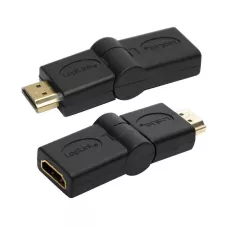 Adapter HDMI LogiLink AH0011 kątowy 180°, HDMI (M)>HDMI (F)