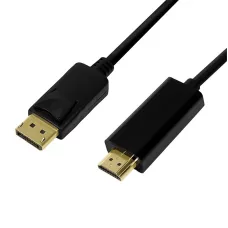 Kabel adapter LogiLink CV0126 DisplayPort 1.2 - HDMI 1.4, 1m