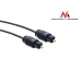 Kabel audio Maclean MCTV-752 Toslink (M) - Toslink (M), 2m, czarny