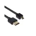 Kabel HDMI A-D Maclean MCTV-722 HDMI 1.4 (M) - microHDMI 1.4 (M) ULTRA SLIM, czarny 2m