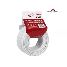 Kabel koncentryczny Maclean MCTV-574 satelitarny, antenowy 1.0CCS RG6 25m