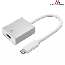 Kabel adapter Maclean MCTV-841 USB 3.1 Typ C (M) -> HDMI 1.4 (F)