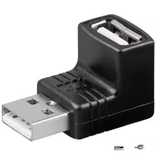 Adapter Manhattan Hi-Speed USB 2.0 A-A 1 / 2 kątowy