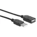 Kabel przedłużający USB Manhattan U2-AA-30-EX USB 2.0 A-A 1 / 2, 3m, czarny ICOC