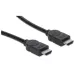 Kabel Manhattan HDMI-HDMI 1 / 2 V1,4 Ethernet 3D 4K 7,5 czarny