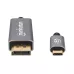 Kabel adapter Manhattan USB-C / DisplayPort DP Alt Mode 8K 2m czarny