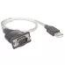 Kabel adapter Manhattan US1 / 2OM RS232 0,45m