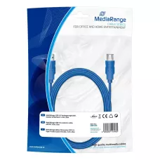 Przedłużacz USB 3.0 MediaRange MRCS145 A1 / 2F, 3m, niebieski