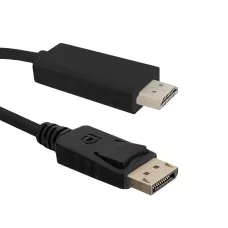 Kabel DisplayPort v1.1 Qoltec męski HDMI męski 1080p 2m