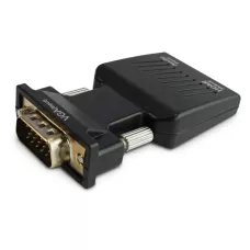 Konwerter VGA do HDMI, Audio, Full HD SAVIO CL-145 VGA (M) + minijack (F) - HDMI FULL H1 / 2080p 60Hz