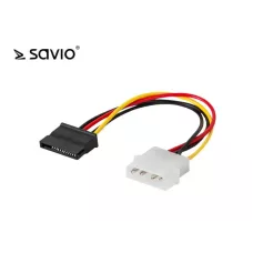 Kabel zasilający Savio AK-10 Molex - SATA 0,18m