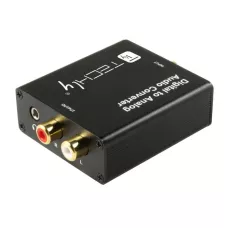 Konwerte1 / 2rzetwornik Techly DAC Toslink Coaxial do Analog RCA 1 / 2 i 3.5mm