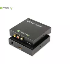 Konwerter/Adapter Techly HDMI/RCA Composite Video+Audio L/R