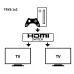 Przełącznik Techly HDMI 2x1 lub 1x2 4K*60Hz 2-Portowy Dwukierunkowy