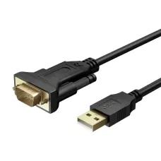 Konwerte1 / 2dapter Techly USB 2.0 na RS231 / 2OM 1,5m czarny