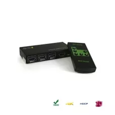 Przełącznik Techly HDMI 1 / 2 z pilotem, 4K2K UHD 3D, czarny