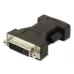 Adapter Techly DVI-9100 DVI na VGA 1 / 2, czarny IADAP