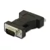 Adapter Techly DVI-9100 DVI na VGA 1 / 2, czarny IADAP