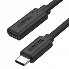 Kabel przedłużacz Unitek C14086BK USB-C 10Gbps, 4K 60Hz, PD 201 / 2A, 0,5m