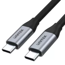 Kabel USB Unitek C14091ABK USB-C - USB-C 1 / 2 5Gbps, 4K@60Hz, 201 / 2A, 2m