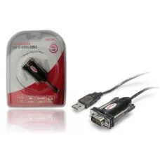 Adapter Unitek Y-105A  USB - 1x RS-232 + Adapter DB91 / 2B25M