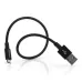 Kabel Verbatim micro USB-B(M) - USB-A(M) 0,3m czarny