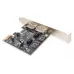 Karta rozszerze1 / 2ontroler DIGITUS SATA III PCI Express 2x SATA 2x eSATA Low Profile Chipset: ASM106X