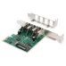 Kontroler USB 3.0 DIGITUS PCIe, 4x USB 3.0, Chipset VL805