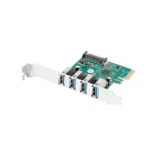 Karta Lanberg PCI Express -> USB 3.1 Gen1 4-port + śledź low profile