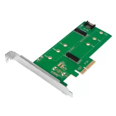 Adapter LogiLink PC0083 podwójny M.2 SSD SATA i PCIe SATA