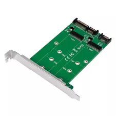 Adapter LogiLink PC0086 2x SATA na 2x M.2 SATA SS