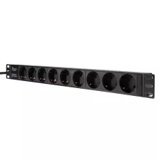 Listwa zasilająca LogiLink do szaf PDU9C03 19" 16A PDU 9x Schuko 2m czarna