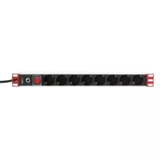 Listwa zasilająca Techly PDU Rack 1U, 8xSchuko 2501 / 26A 3m