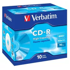 CD-R Verbatim 40x 800MB (Jewel Case 10) EXTRA PROTECTION