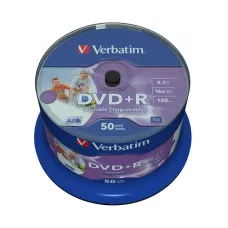 DVD+R Verbatim 16x 4.7GB Printable No ID (Cake 50)