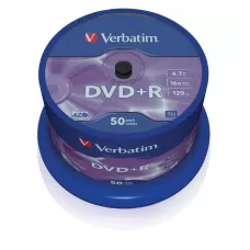 DVD+R Verbatim 16x 4.7GB Matt Silver (Cake 50)