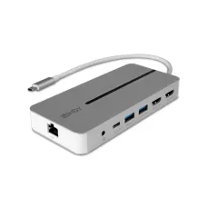 Replikator portów LINDY USB-C do 2xHDM1 / 2xUS1 / 2xUSB-1 / 2xRJ41 / 2xAudio