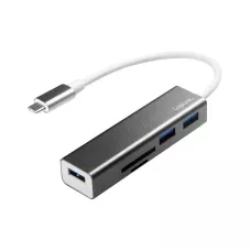 Hub USB-C 3.0 LogiLink UA0305 3 porty USB, z czytnikiem kart